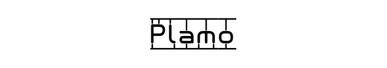 Plamo font preview