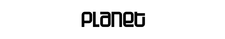 Planet font preview