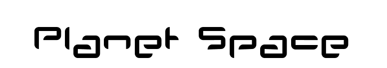 Planet Space font preview