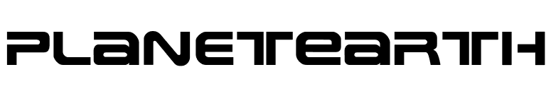 PlanetEarth font preview