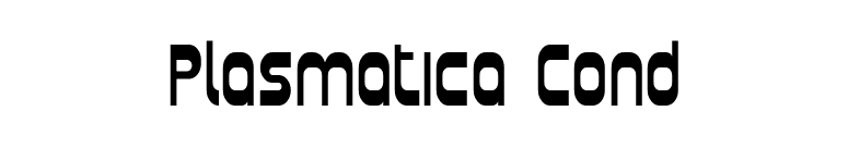 Plasmatica Cond font preview