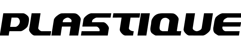 Plastique font preview