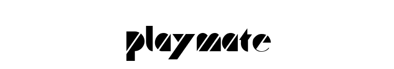 Playmate font preview