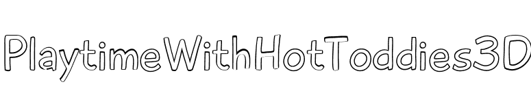 PlaytimeWithHotToddies3D font preview