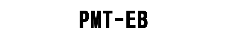 PMT-EB font preview