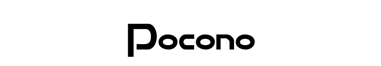 Pocono font preview