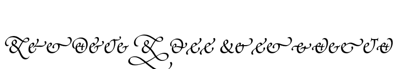 Poetica Supp Ampersands font preview