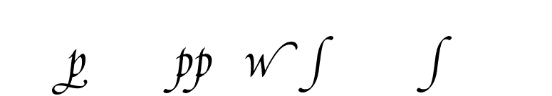 Poetica Supp Lowercase Alternates II font preview
