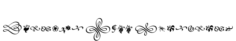 Poetica Supp Ornaments font preview