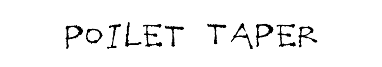 Poilet Taper font preview