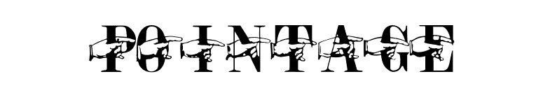 Pointage font preview