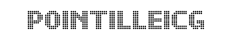 PointilleICG font preview