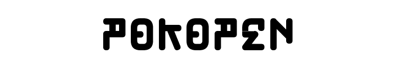 Pokopen font preview