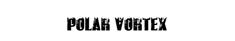 POLAR VORTEX font preview