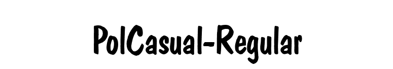 PolCasual-Regular font preview