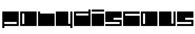 Polydiscous font preview