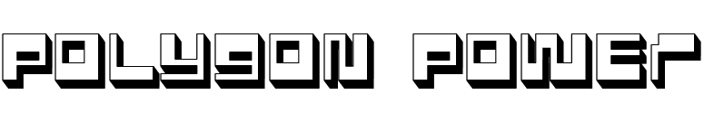 Polygon Power font preview