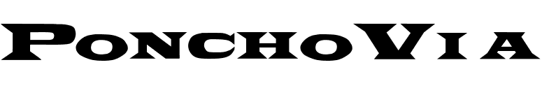 PonchoVia font preview