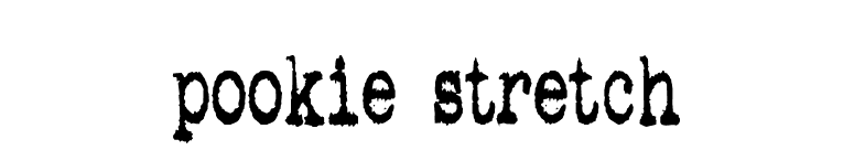 pookie stretch font preview