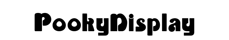 PookyDisplay font preview