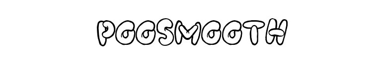 PooSmooth font preview