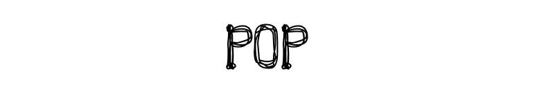 POP font preview
