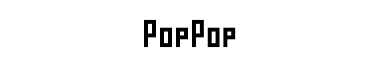 PopPop font preview