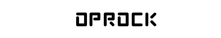 Poprock font preview