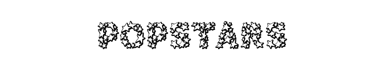 Popstars font preview
