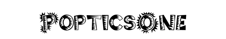 PopticsOne font preview