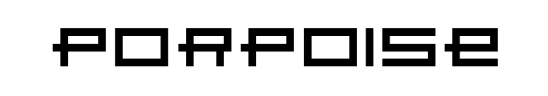 Porpoise font preview