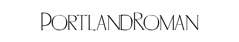 PortlandRoman font preview