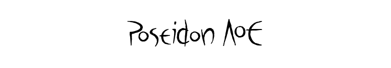 Poseidon AOE font preview