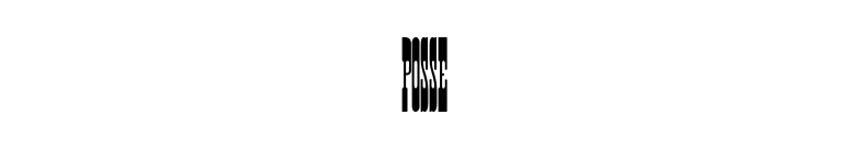 Posse font preview