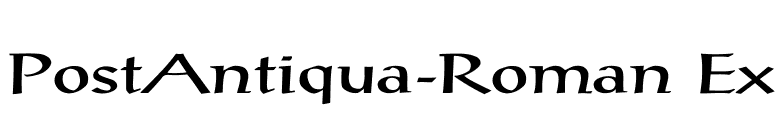 PostAntiqua-Roman Ex font preview