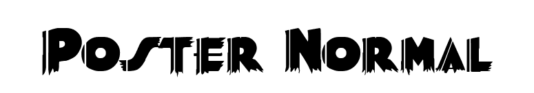 Poster Normal font preview