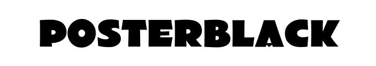 PosterBlack font preview