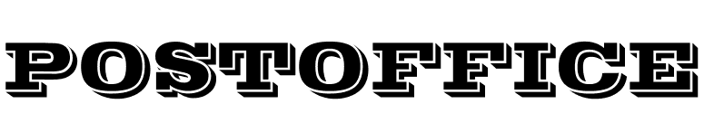 POSTOFFICE font preview