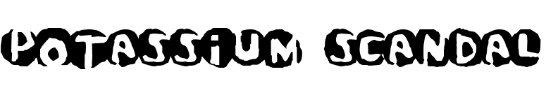 Potassium Scandal font preview