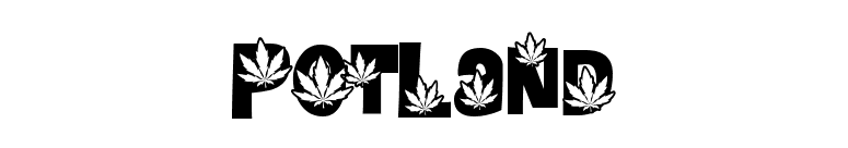 PotLand font preview