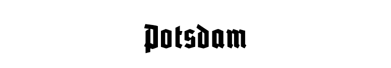 Potsdam font preview