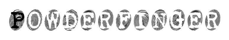 Powderfinger font preview