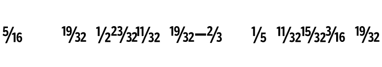PoynterAgate-CompFracOne font preview