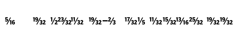 PoynterAgate-CondFracThree font preview