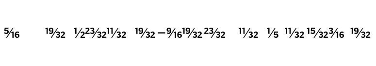 PoynterAgate-RegularFracOne font preview