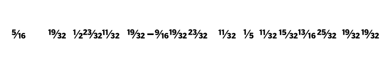 PoynterAgate-RegularFracThree font preview