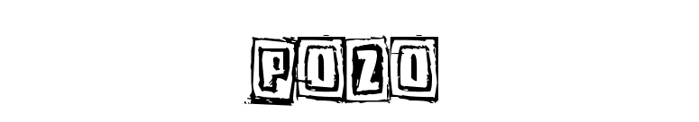 Pozo font preview