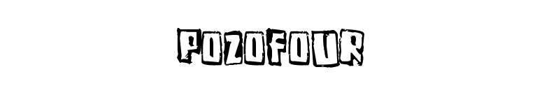 Pozofour font preview