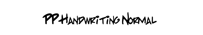 PP Handwriting Normal font preview