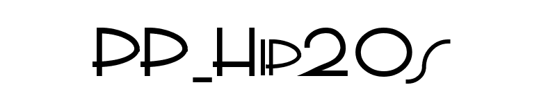 PP_Hip20s font preview